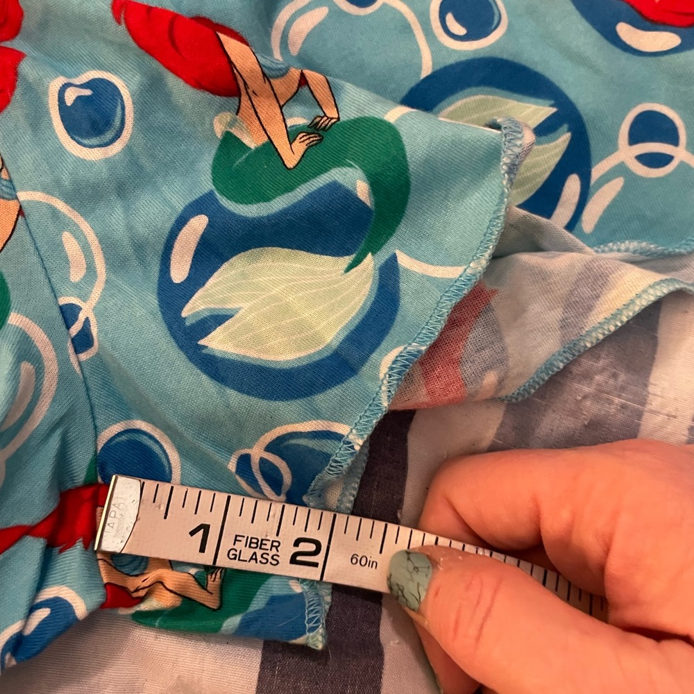 Disney Pinkies Palace Sleepwear shorts elastic cotton size small little mermaid - Picture 11 of 15